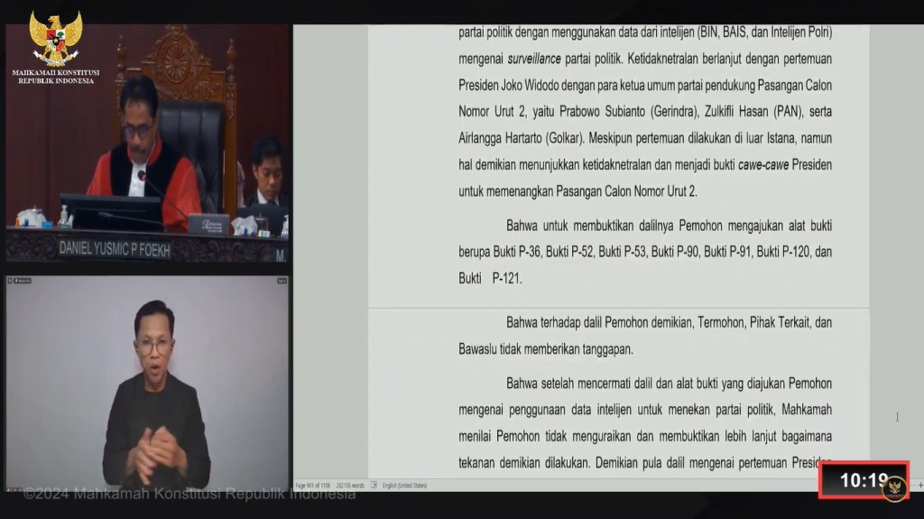 MK Nilai Dalil Anies-Muhaimin Soal Jokowi Presiden Dukung Pencalonan Gibran Tak Cukup&nbsp;Kuat