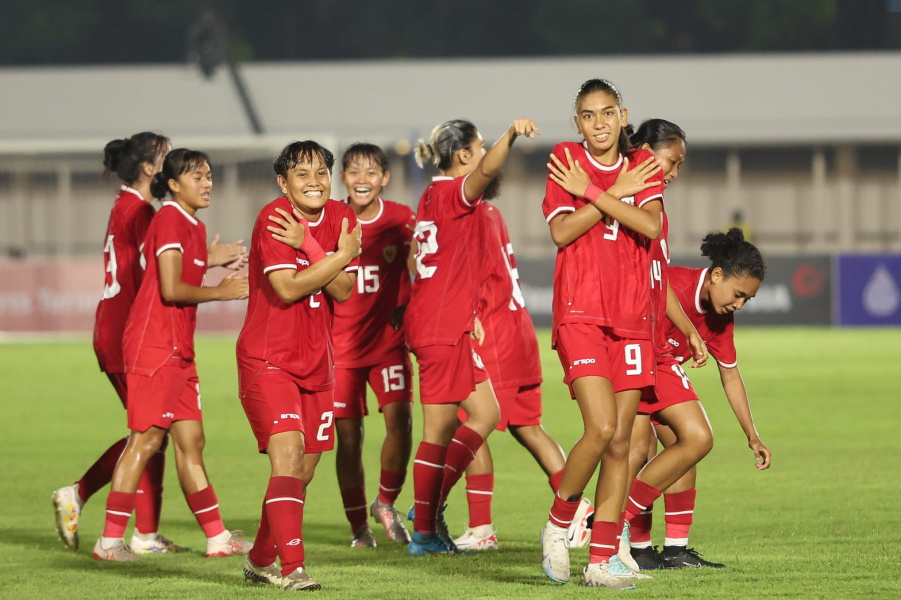Timnas Wanita Indonesia Pesta Gol ke Gawang&nbsp;Singapura