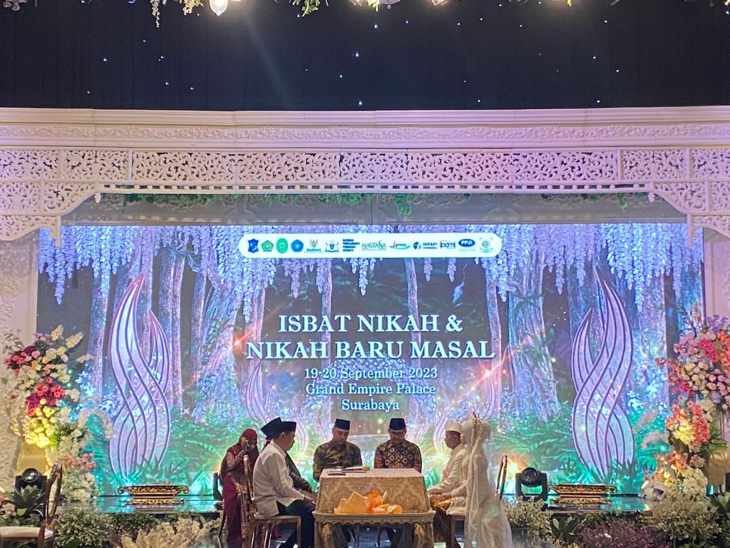 Nikah Massal, Salah Satu Upaya Pemkot Surabaya dalam Penertiban Administrasi&nbsp;Kependudukan