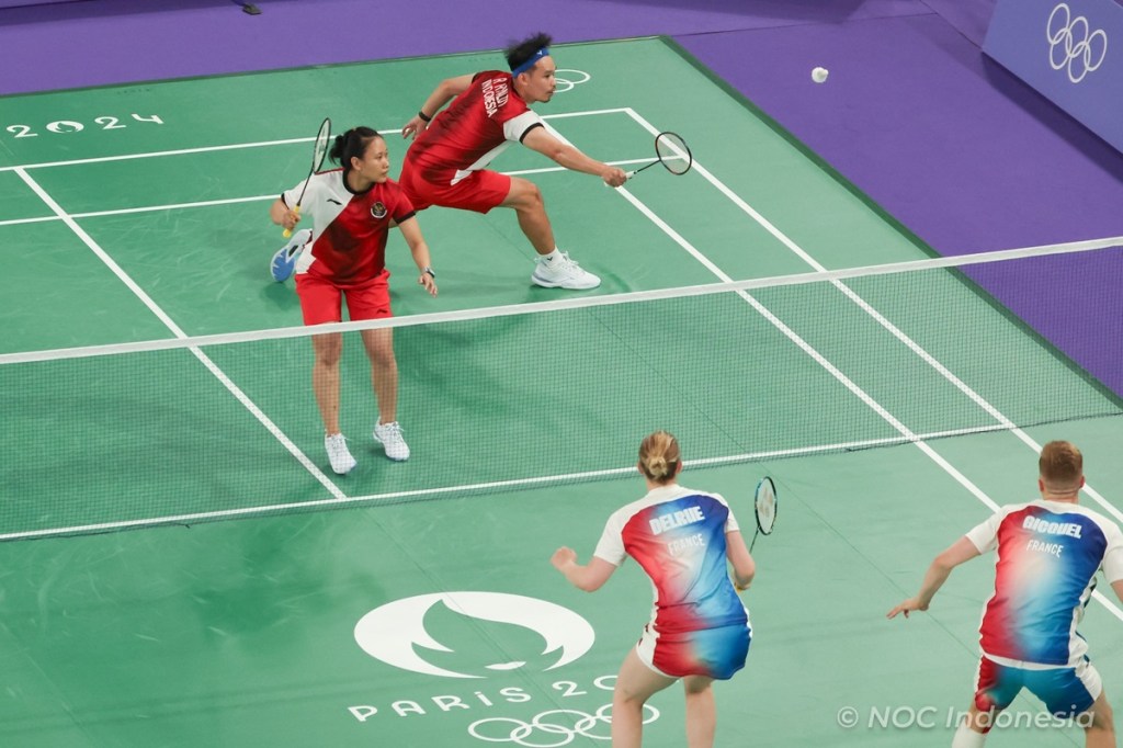 Rinov/Pitha Angkat Kaki dari Olimpiade 2024 Usai Dikalahkan Wakil&nbsp;Prancis