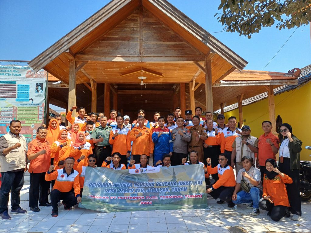 Tingkatkan Kewaspadaan Masyarakat, Fuel Terminal Tuban Wujudkan Desa Tangguh Bencana