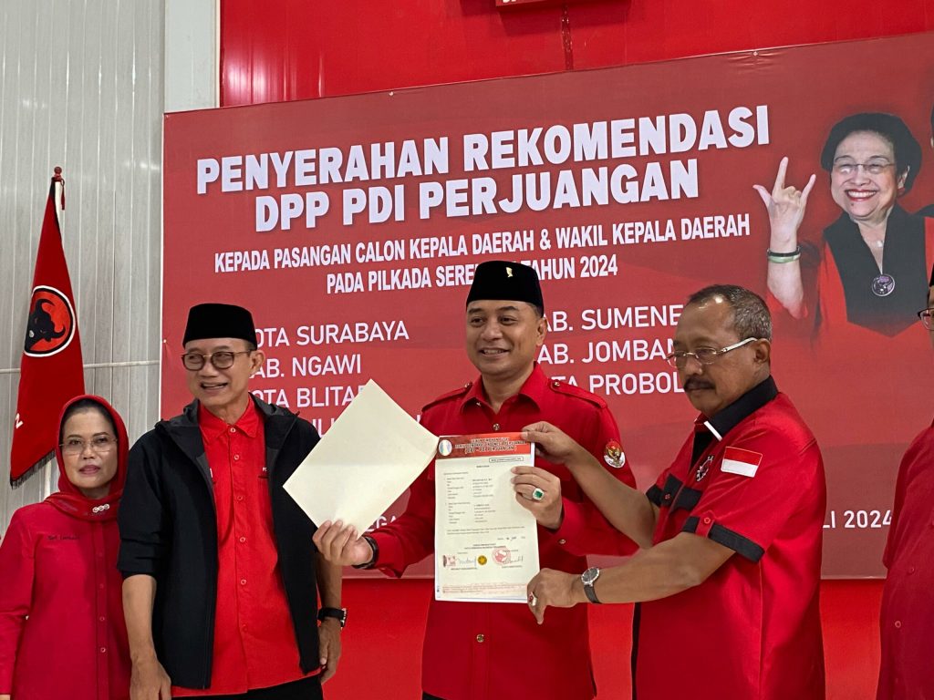 Eri-Armuji Dapat 6 Rekomendasi Pilwali, PDIP Tunggu Partai Lain Sebelum Pendaftaran