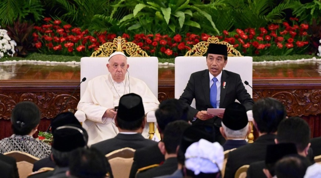 Paus Fransiskus Ajak Indonesia Jaga Perdamaian, Bukan Berebut&nbsp;Kekayaan