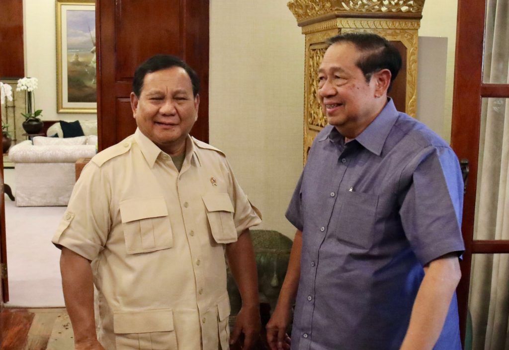 Prabowo Makan Siang dan Ngopi Bareng SBY di&nbsp;Kertanegara